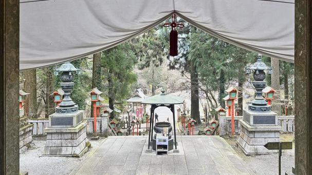 坂東33観音 17番 満願寺 本堂の景色 満願寺,出流山,本堂の写真素材