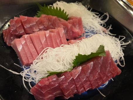 マグロの刺し身 マグロ,刺身,赤身の写真素材