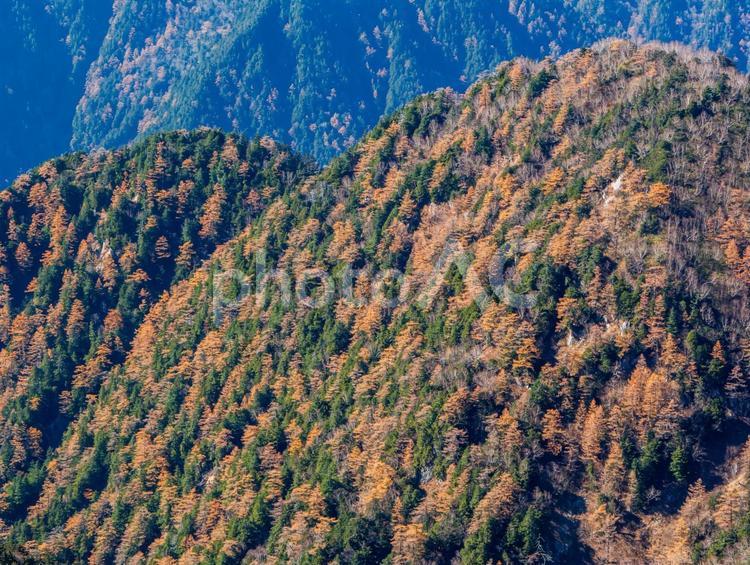 初冬の表銀座 表銀座,北アルプス,山の写真素材