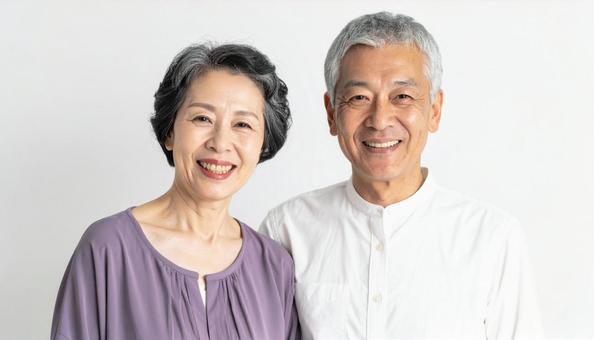 老夫婦 老夫婦の写真