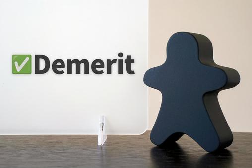 セミナーのイメージ【デメリット】 セミナーのイメージ【デメリット】 demerit,デメリット,短所の写真素材
