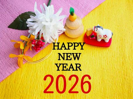 2026年 2026年,お正月,新年の写真素材