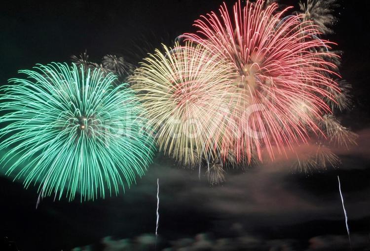 2023長岡まつり大花火大会 花火,風景,夏の写真素材