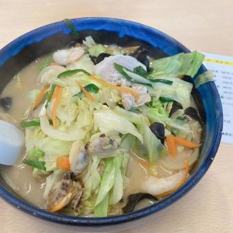 Champon noodles with plenty of vegetables, tanmen, vegetables, ramen, JPG