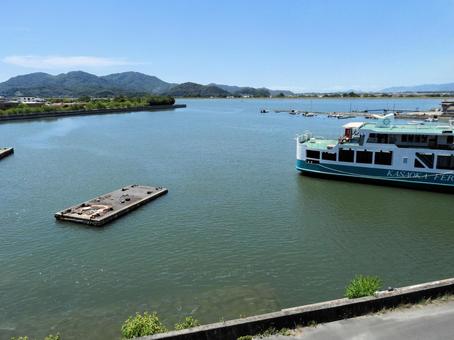 笠岡市伏越港 フェリー乗り場 笠岡市伏越港 フェリー乗り場 笠岡市伏越港,岡山県,フェリー乗り場の写真素材