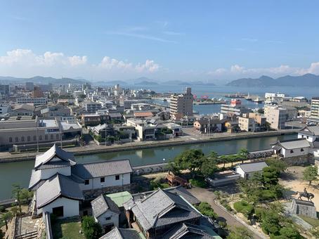 Imabari Castle West side, JPG
