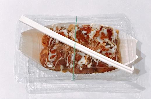 Photo, takoyaki, flour, toppings, 