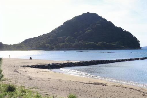 萩城跡近くの海 萩城跡近くの海の写真