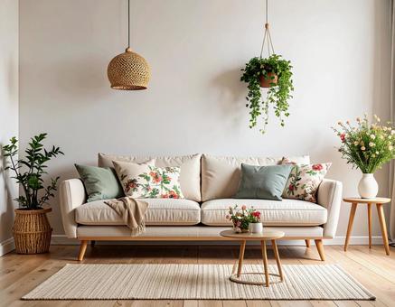 シンプルな部屋の写真