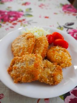 一口チキンカツ 一口チキンカツ カツ,食事,食べ物の写真素材