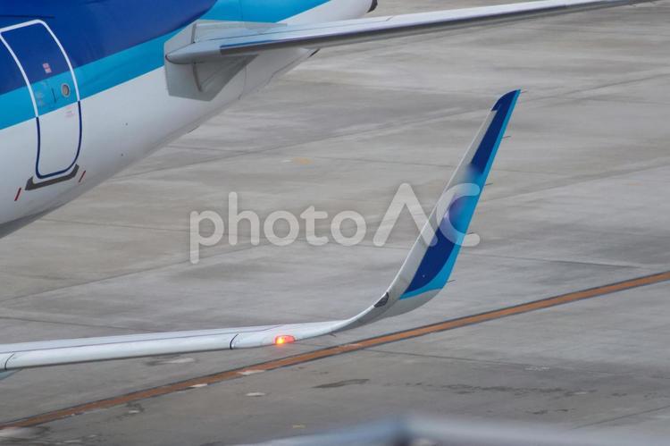 新しい一日の始まり、佐賀空港の朝 飛行機,航空写真,空撮の写真素材