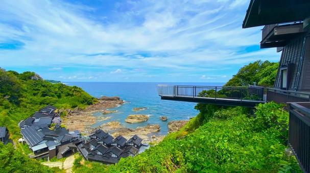 夏の奥能登 能登の先端 聖域の岬:1 夏の奥能登 能登の先端 聖域の岬:1 能登,奥能登,珠洲の写真素材