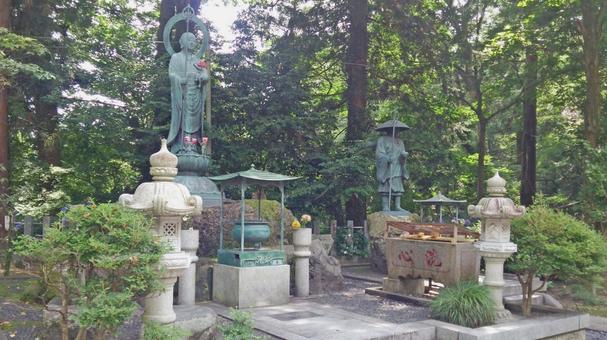坂東33観音 10番 正法寺 地蔵と大師 坂東33観音 10番 正法寺 地蔵と大師 正法寺,巌殿山,地蔵尊の写真素材