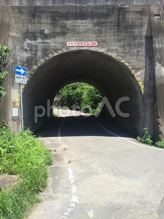 その先には何がある？ トンネル,道,千と千尋の神隠しの写真素材