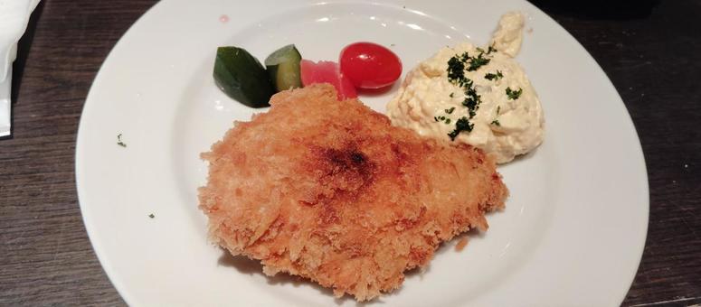 Chicken cutlet lunch, JPG