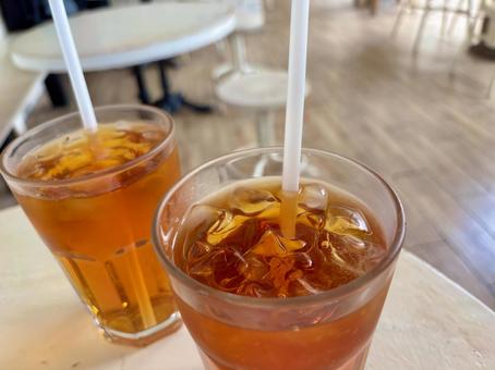 紅茶 紅茶 カフェ,飲み物,アイスティーの写真素材
