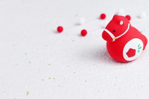 お正月や年賀状のイメージ素材(午年) 年賀状,午年,お年賀の写真素材