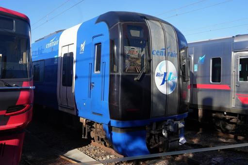 名鉄2000系ミュースカイ 犬山検車場公開見学,名鉄,鉄道の写真素材