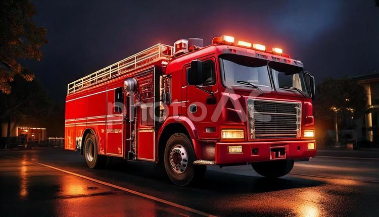 消防車 消防車,車,火事の写真素材