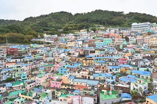 韓国　甘川文化村の写真