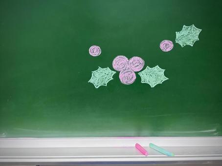 クリスマスのイメージ 02 西洋柊,西洋ヒイラギ,クリスマスホーリーの写真素材