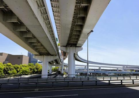 2025年春 昼間の東京江東区の風景 2025年春 昼間の東京江東区の風景 ベイエリア,ビル群,台場エリアの写真素材