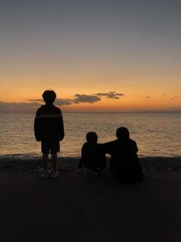 夕暮れ 夕暮れの写真