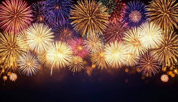 打ち上げ花火 打ち上げ花火の写真