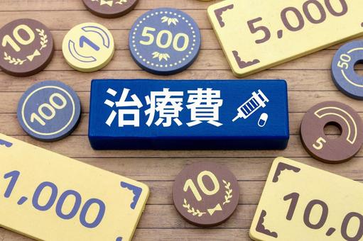 治療費にいくらかかる? 治療費にいくらかかる? 治療費,手術代,診療費の写真素材