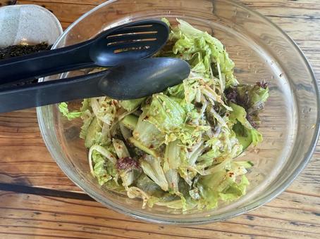 チョレギサラダ チョレギサラダ 韓国料理,韓国風,辛いの写真素材