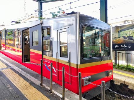 A train parked at Gora Station on the Hakone Tozan Cable Car, JPG A train parked at Gora Station on the Hakone Tozan Cable Car, JPG