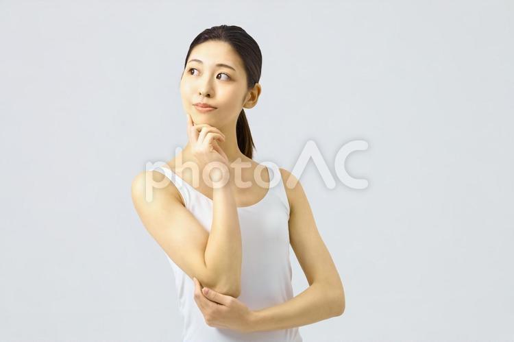 スキンケア　悩み　美容　女性　お手入れ ビューティー,スキンケア,フェイシャルケアの写真素材