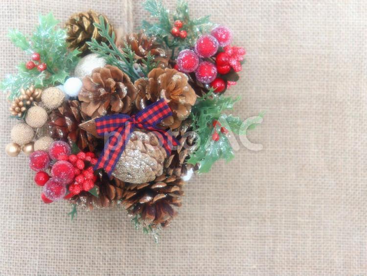 かわいいクリスマスの飾り　１ クリスマス,飾り,テクスチャの写真素材