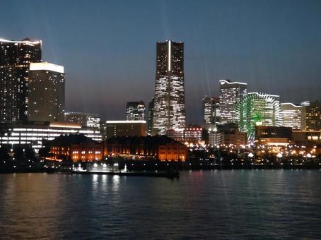 みなとみらいの夜景 みなとみらいの夜景の写真