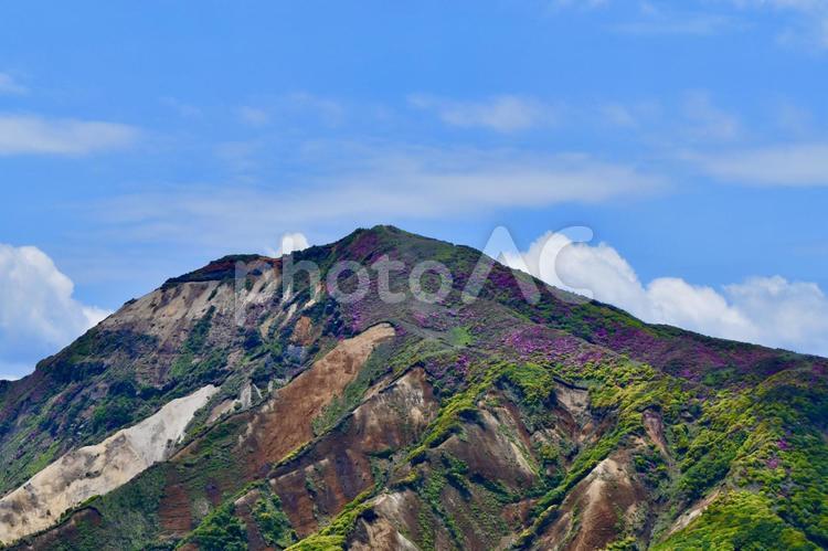 阿蘇山 阿蘇山,トレッキング,山の写真素材