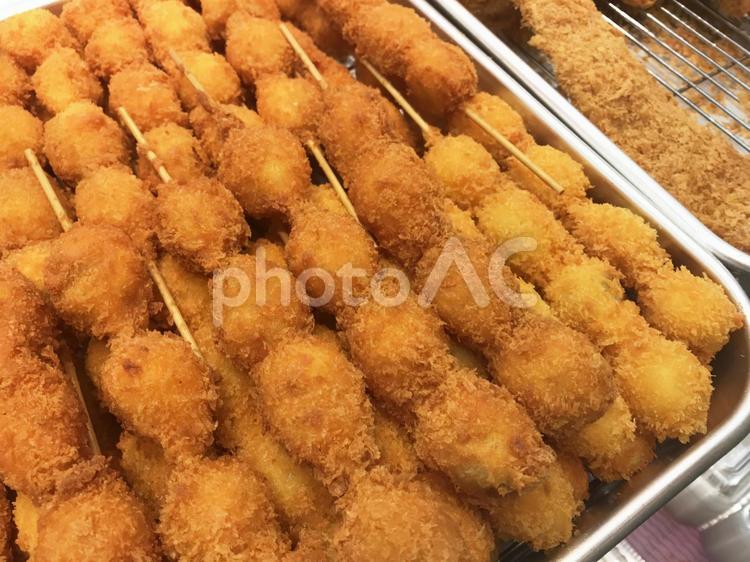 うずらの卵フライ フライ,うずらの卵,ウズラの卵の写真素材