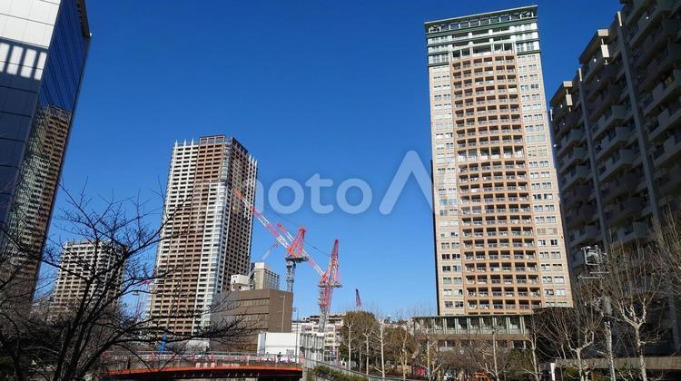 大崎リバーウォークガーデン建設予定地 大崎,リバーウォークガーデン,建設予定地の写真素材