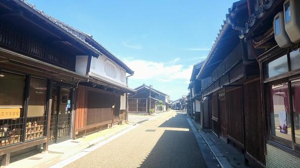 古き良き町並みの風景 古き良き町並みの風景 町並み,街並み,江戸の写真素材