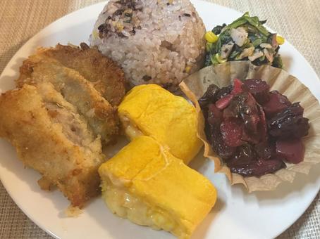 Photo, delicious, lunch, plate, 