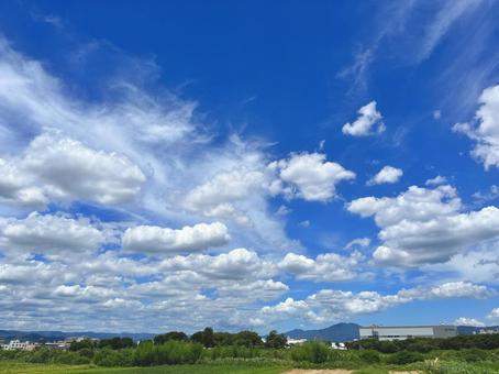 Photo, sky, field, natural, 