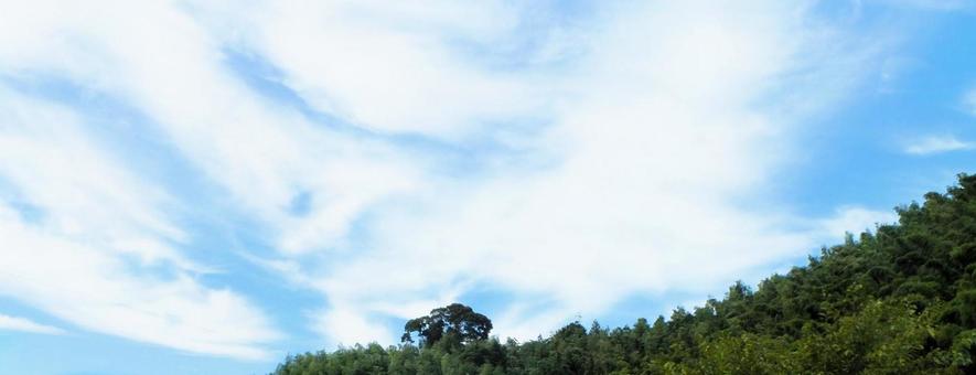 空の雲の美しい模様 空の雲の美しい模様 空,雲,山の写真素材