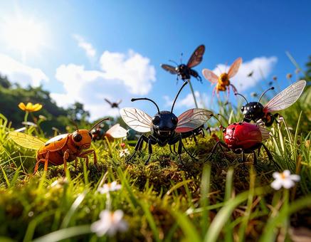 ミニチュア かわいい動物の人形 ミニチュア かわいい動物の人形の写真
