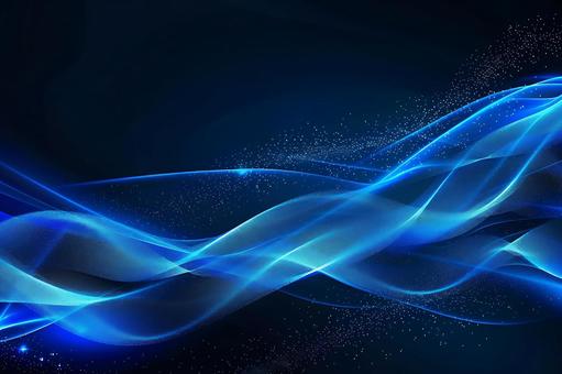 青い光の粒子が流れる未来的な抽象背景 青い光の粒子が流れる未来的な抽象背景の写真