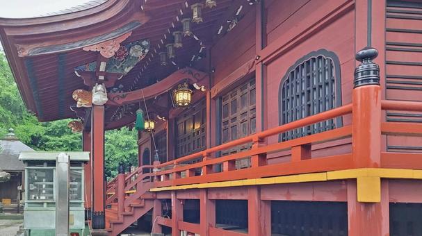 坂東33観音 05番 勝福寺 雨天の本堂 坂東33観音 05番 勝福寺 雨天の本堂の写真