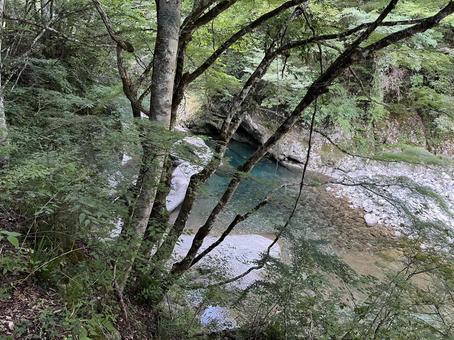 面河渓 面河渓の写真