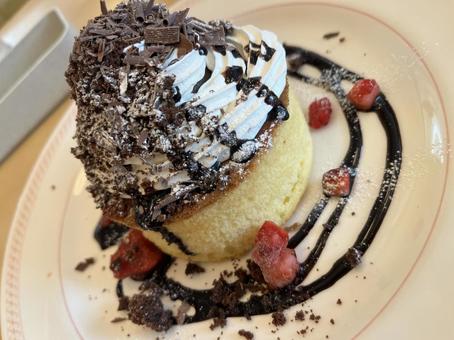 チョコパンケーキ チョコパンケーキの写真