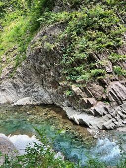 夏の清津川2の写真