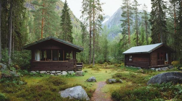 山小屋 山小屋の写真