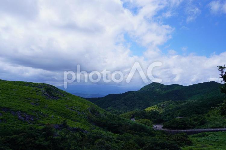 平尾台の風景 自然,平尾台,風景の写真素材