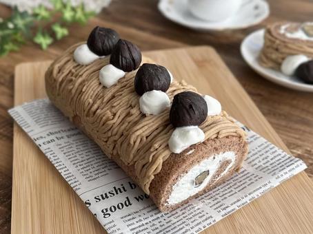 モンブランロール モンブランロールの写真